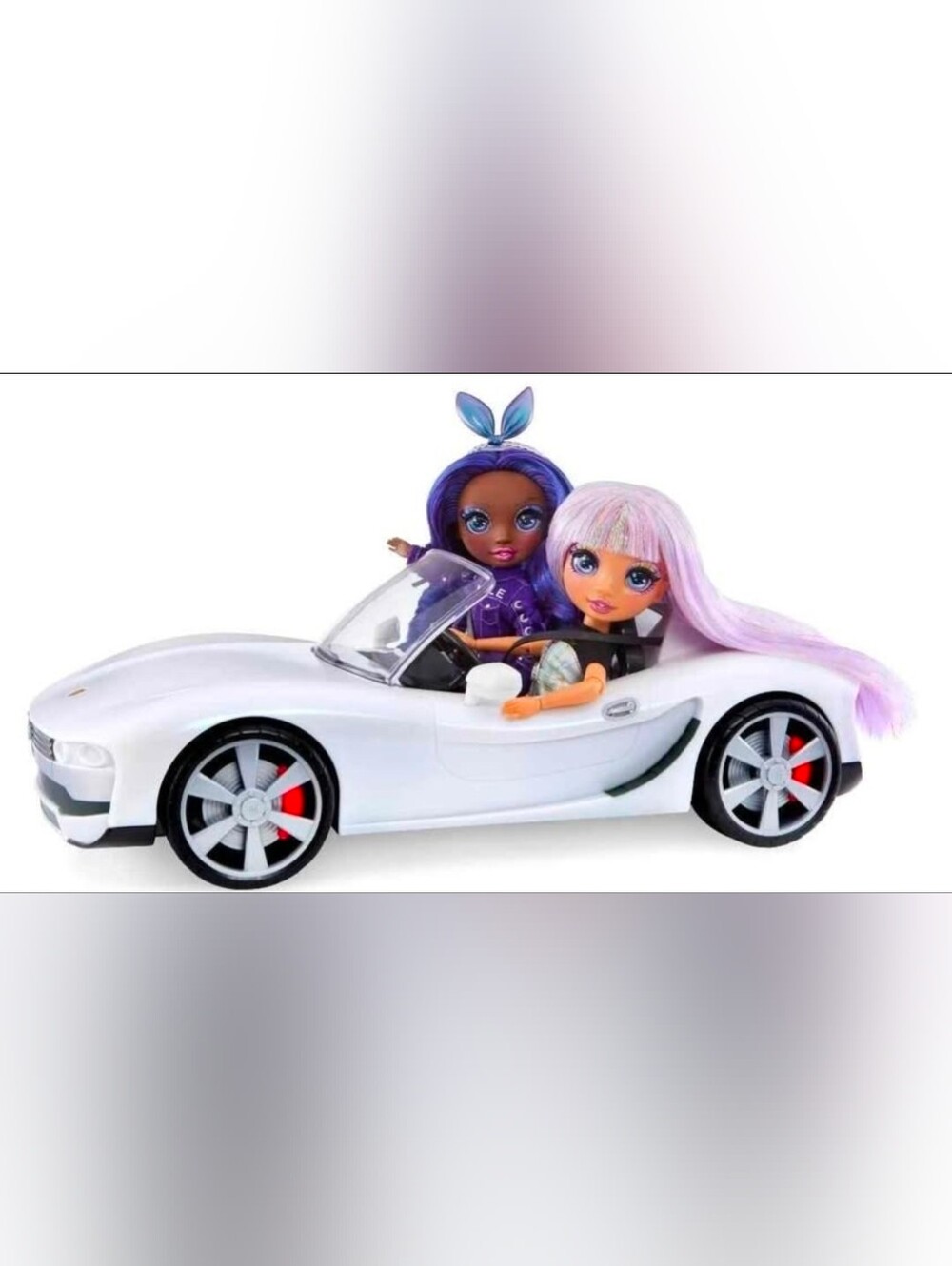 3 Pc Rainbow High Dolls & Color-Change Toy Car